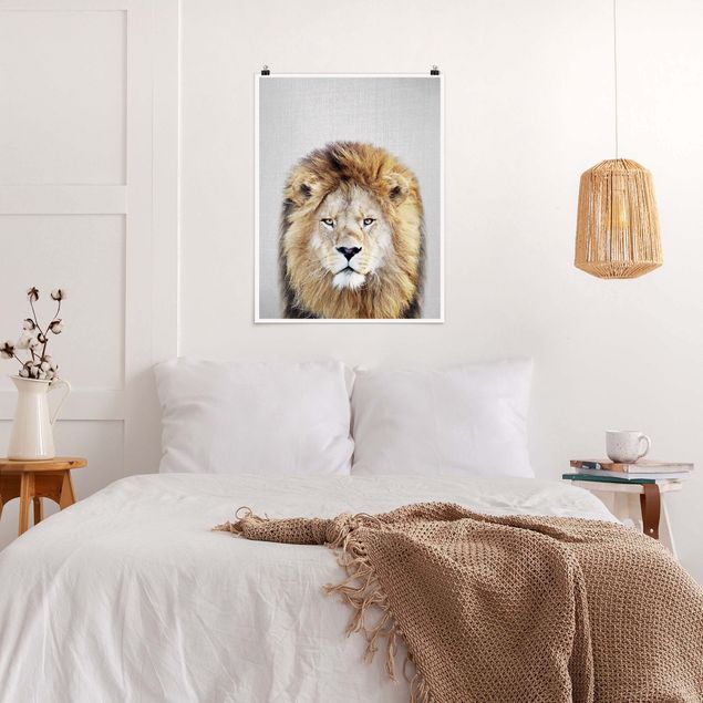 Poster Tiere Löwe Linus