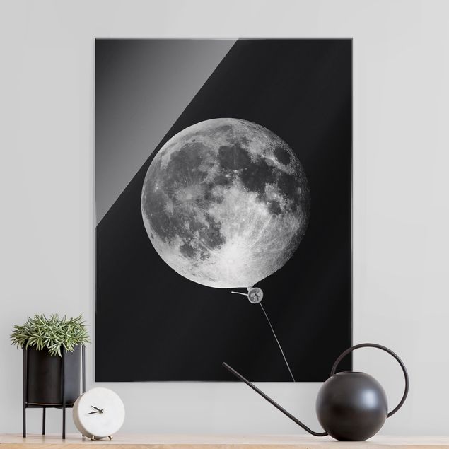 Jonas Loose Prints Luftballon mit Mond