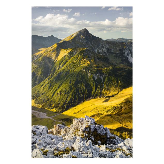 Rainer Mirau Berge und Tal der Lechtaler Alpen in Tirol