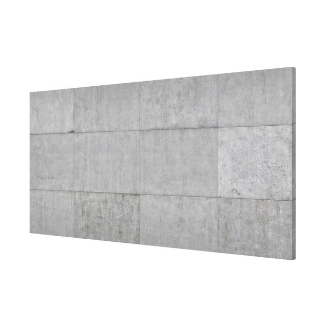 Magnettafel - Beton Ziegeloptik grau - Memoboard Panorama Quer