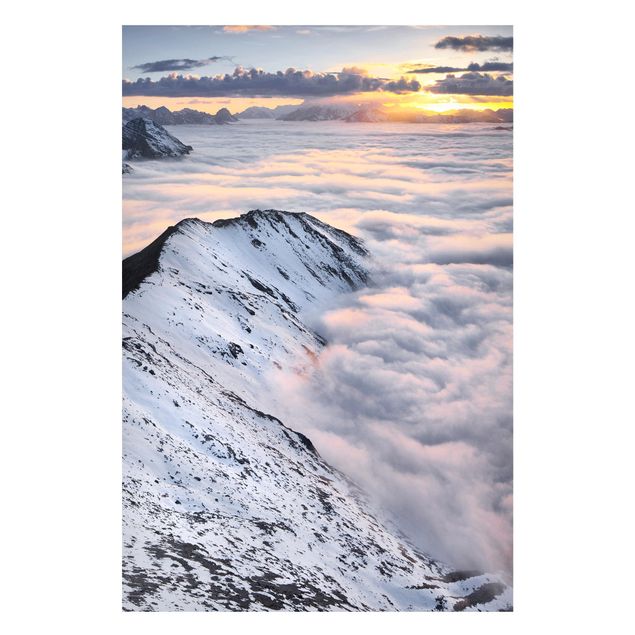 Rainer Mirau Bilder Blick über Wolken und Berge