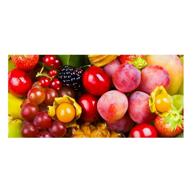 Magnettafel Design Colourful Exotic Fruits