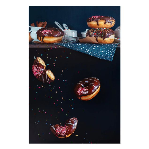 Magnettafel mit Motiv Donuts vom Küchenregal