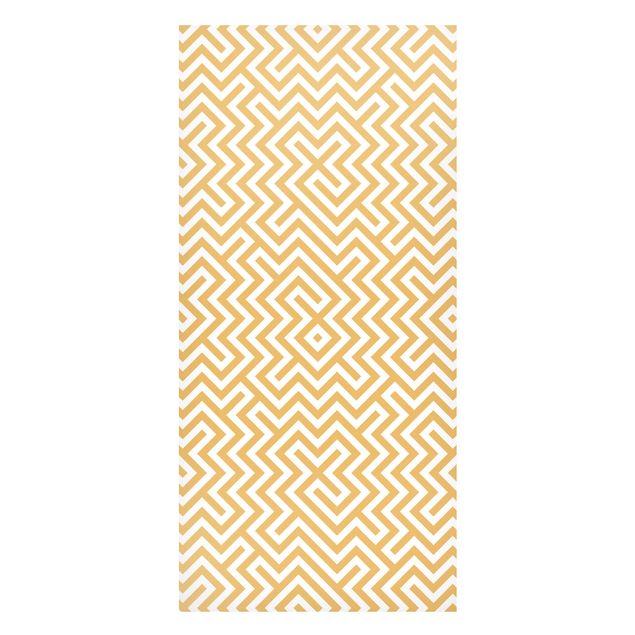 Pattern Design Geometrisches Musterdesign Gelb