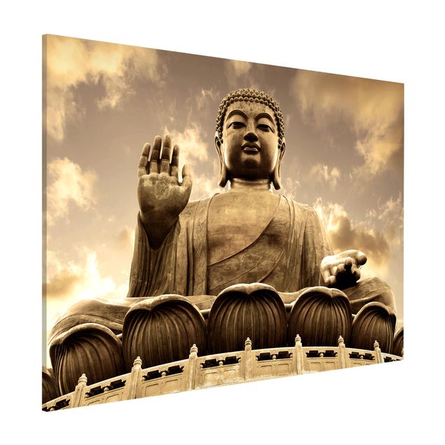 Magnettafeln Syklines Großer Buddha Sepia