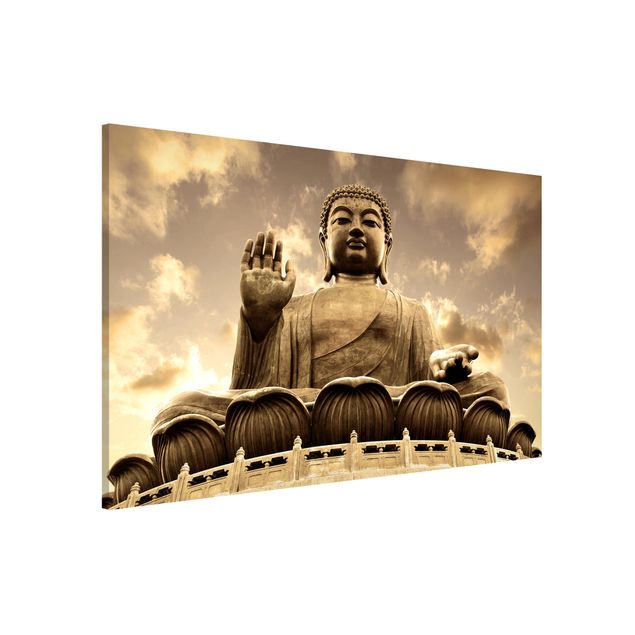 Magnettafeln Syklines Großer Buddha Sepia