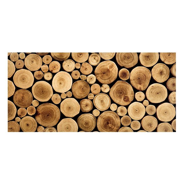 Magnettafel - Homey Firewood - Memoboard Panorama Quer