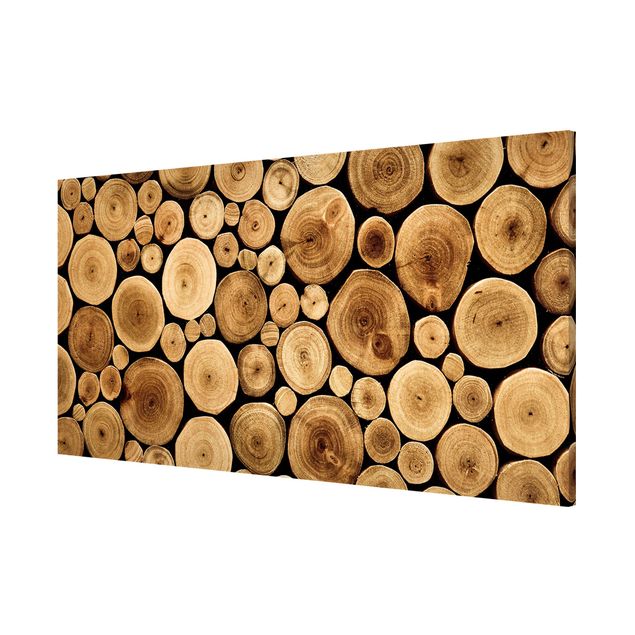 Magnettafel - Homey Firewood - Memoboard Panorama Quer