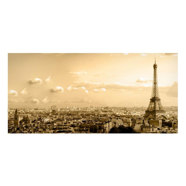 Magnettafel - I Love Paris - Memoboard Panorama Quer