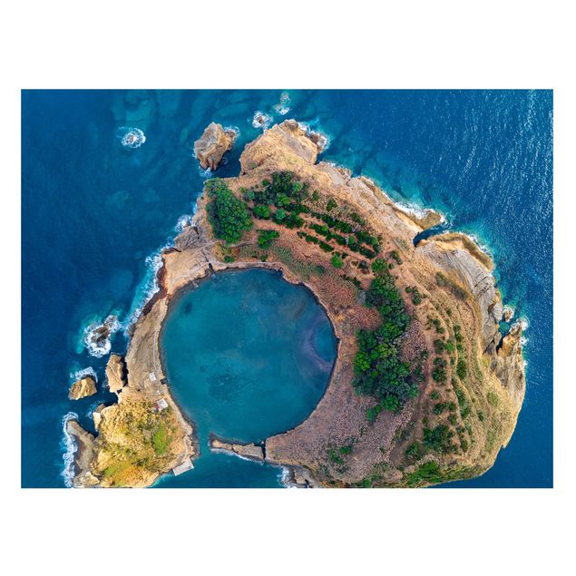 Wandbilder Luftbild - Die Insel Vila Franca do Campo