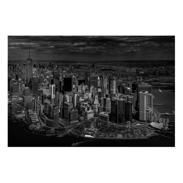 Magnettafel - New York - Manhattan aus der Luft - Memoboard Querformat 2:3