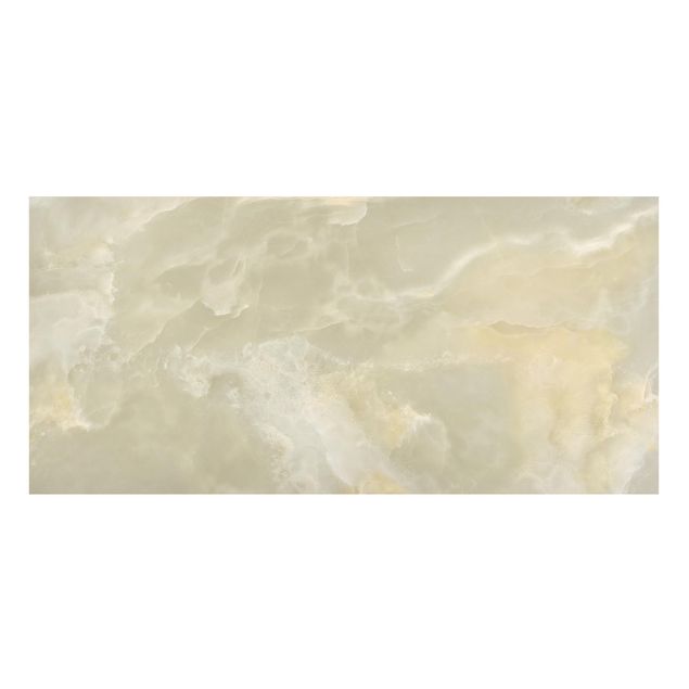 Magnettafel - Onyx Marmor Creme - Memoboard Panorama Quer