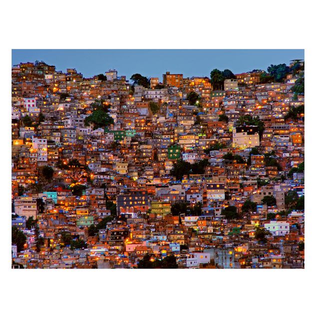 schöne Bilder Rio de Janeiro Favela Sonnenuntergang