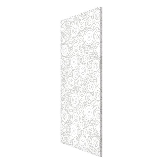Magnettafel - Sezession White Light Grey - Memoboard Panorama Hoch