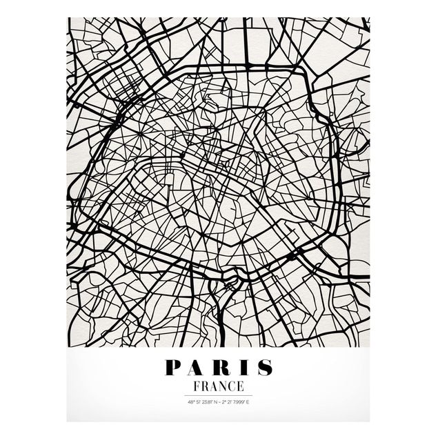 Bilder Stadtplan Paris - Klassik