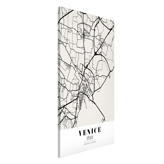 Weltkarte Tafel Stadtplan Venice - Klassik