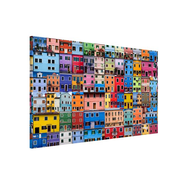 Magnettafeln Muster Venezianische Häuser