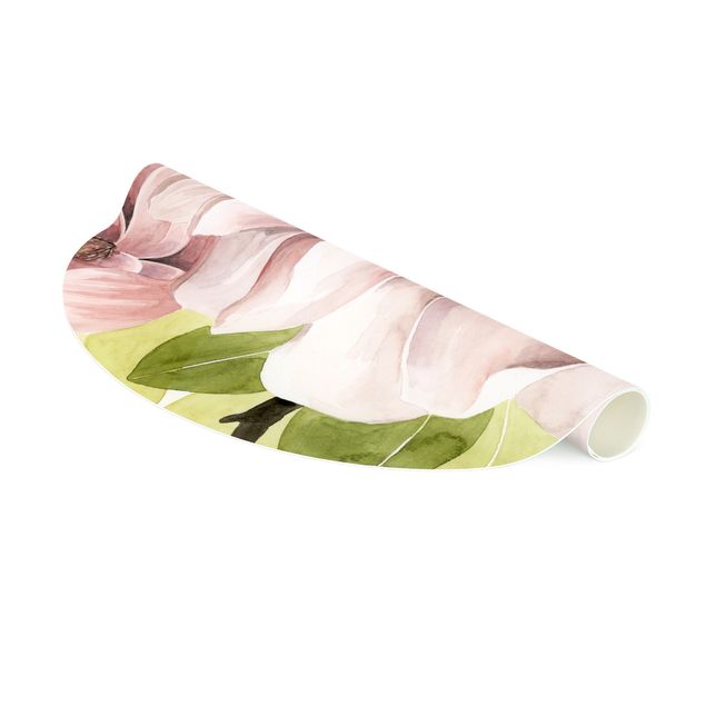 Teppich rosa Magnolie errötet I