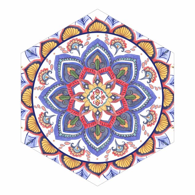 Design Tapeten Mandala Meditation Chakra