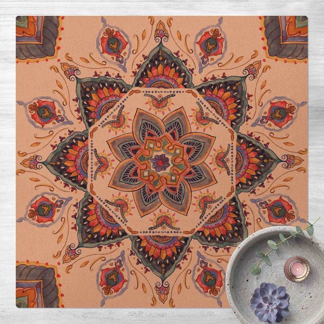 Teppich modern Mandala Meditation