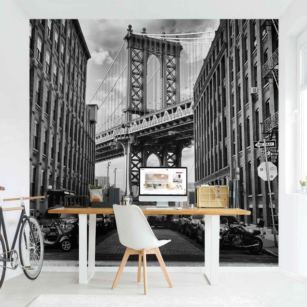 New York Fototapete Manhattan Bridge in America
