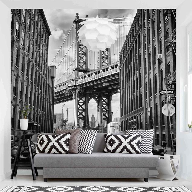 3D Fototapete Manhattan Bridge in America