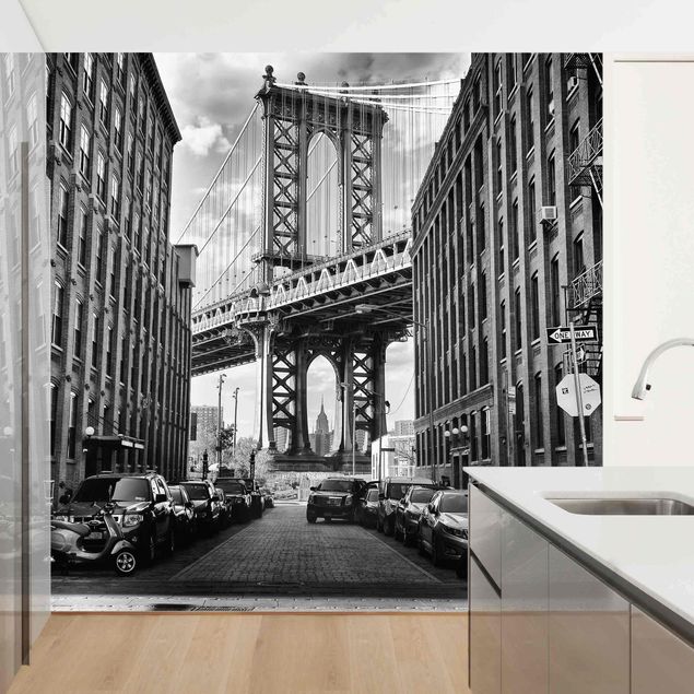 Design Tapeten Manhattan Bridge in America