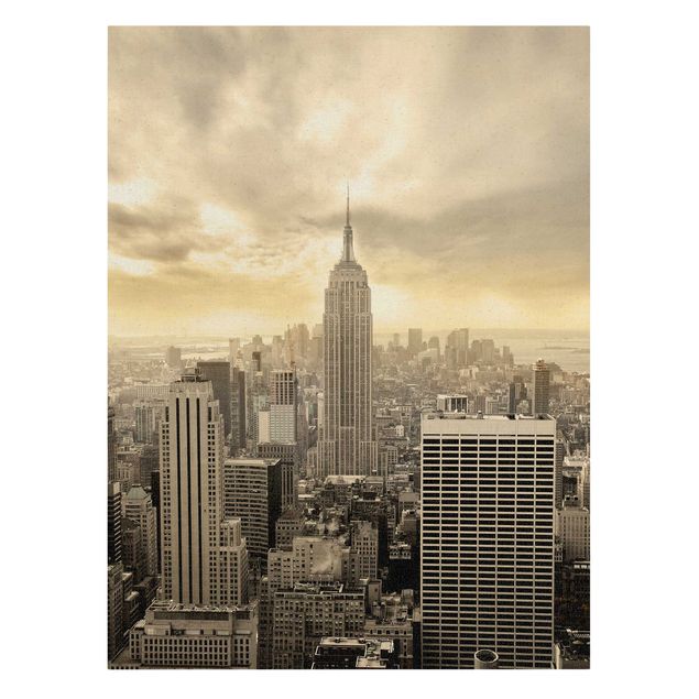 schöne Leinwandbilder Manhattan Dawn