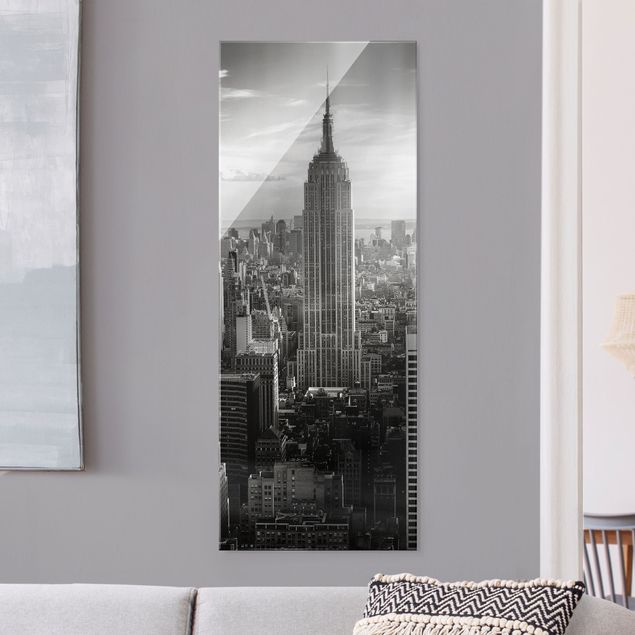 Glasbilder XXL Manhattan Skyline