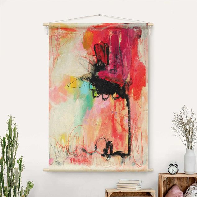 Wandbehang modern Marisol Evora - Abstrakte Farbkomposition