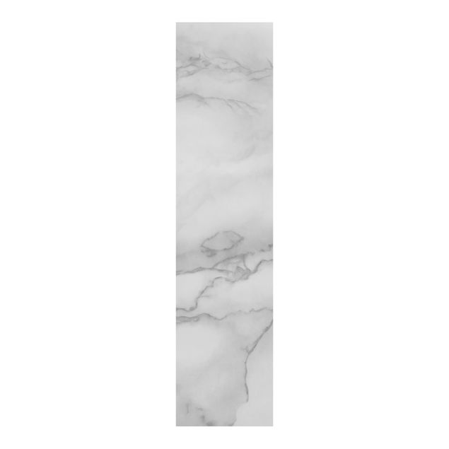 Schiebevorhang Muster Marmoroptik Schwarz Weiß