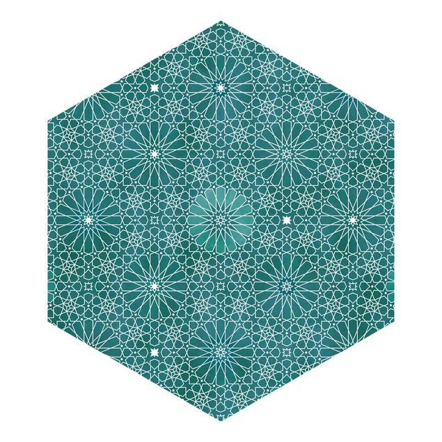 schöne Tapeten Marokkanisches Blumen Muster
