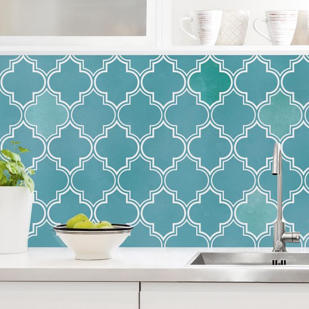 Küchenrückwand - Marokkanisches Ornament Muster II