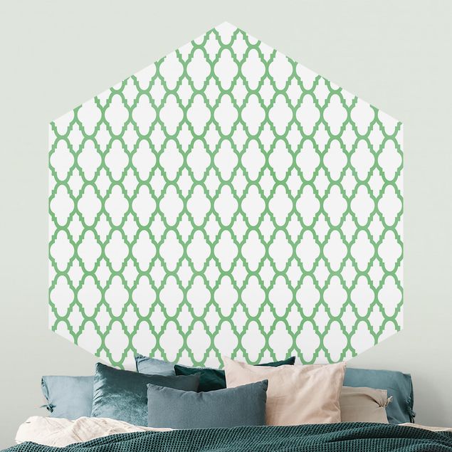 Tapete geometrisch Marokkanisches Waben Linienmuster