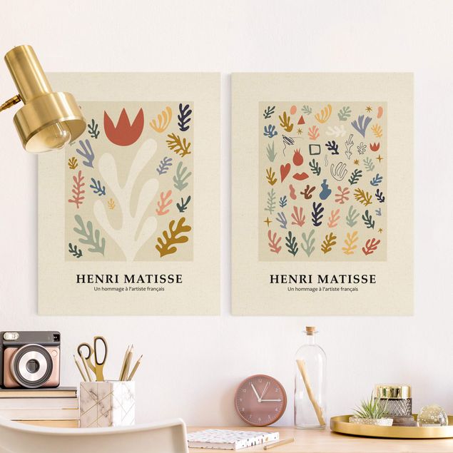 Leinwandbilder kaufen Matisse Hommage - Pflanzenpracht