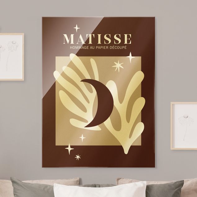 schöne Bilder Matisse Interpretation - Mond und Sterne Rot