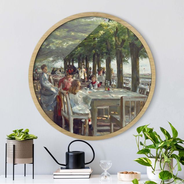 Impressionistische Bilder Max Liebermann - Terrasse des Restaurants Jacob