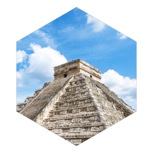 selbstklebende Tapete Maya Tempel