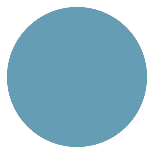 Runde Tapete selbstklebend - Meerblau