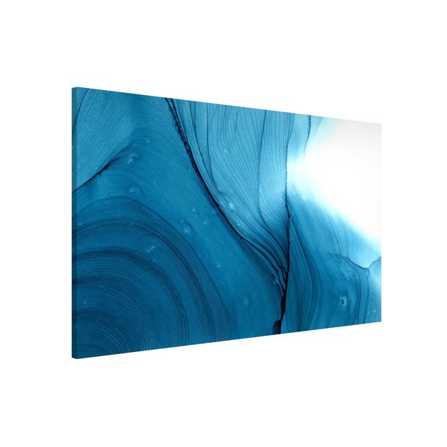 Wandbilder Meliertes Blau