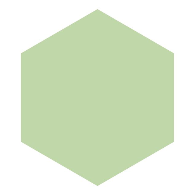 Hexagon Mustertapete selbstklebend - Mint