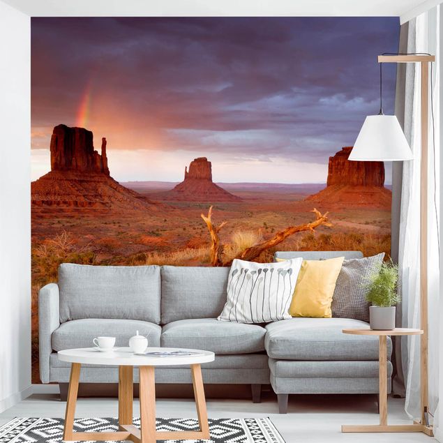 Design Tapeten Monument Valley bei Sonnenuntergang