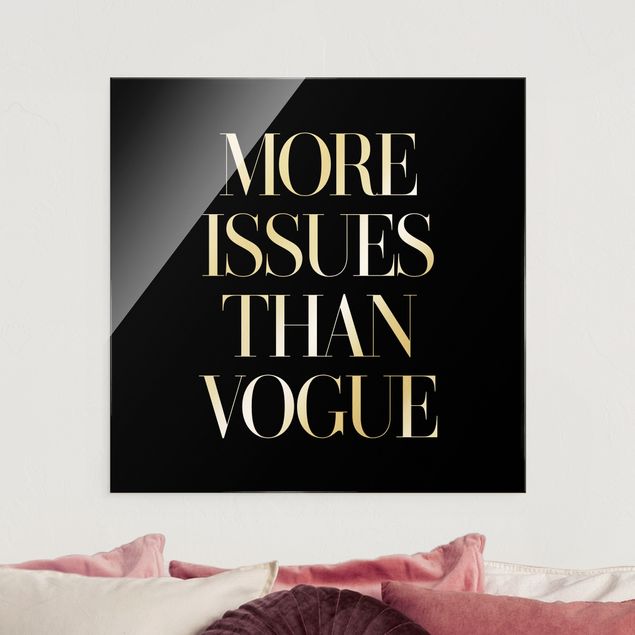 XXL Glasbilder More issues than Vogue