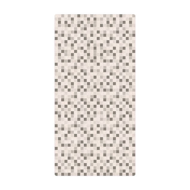 Kork-Teppich - Mosaikfliesen Winterset - Hochformat 1:2