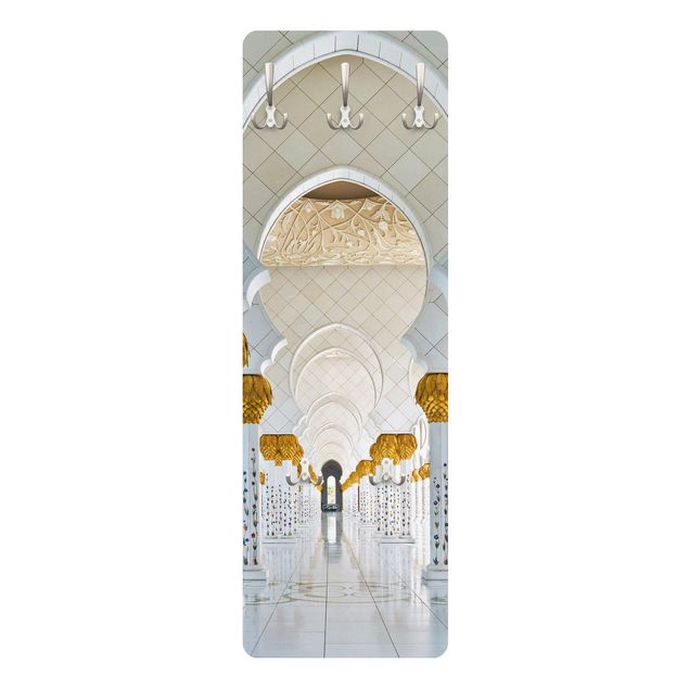 Garderobe - Moschee in Abu Dhabi