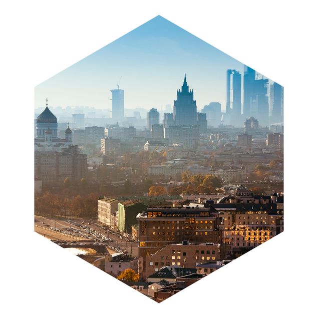Hexagon Mustertapete selbstklebend - Moskau