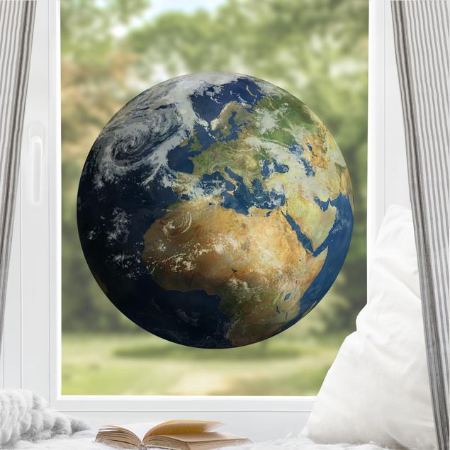 bunte Fensterfolie My Earth