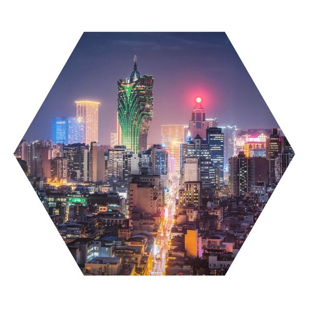 Hexagon Bild Forex - Nachtlichter von Macau