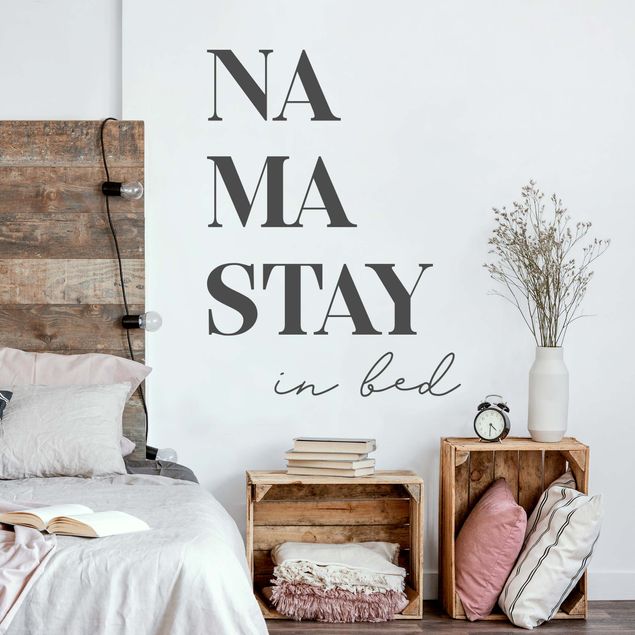 Wandtattoo - Namastay in bed