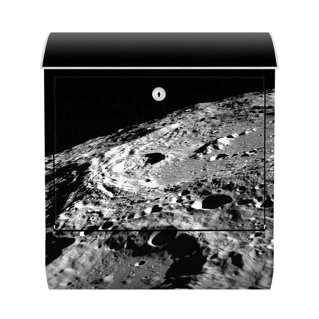 Design Briefkasten NASA Fotografie Mondkrater